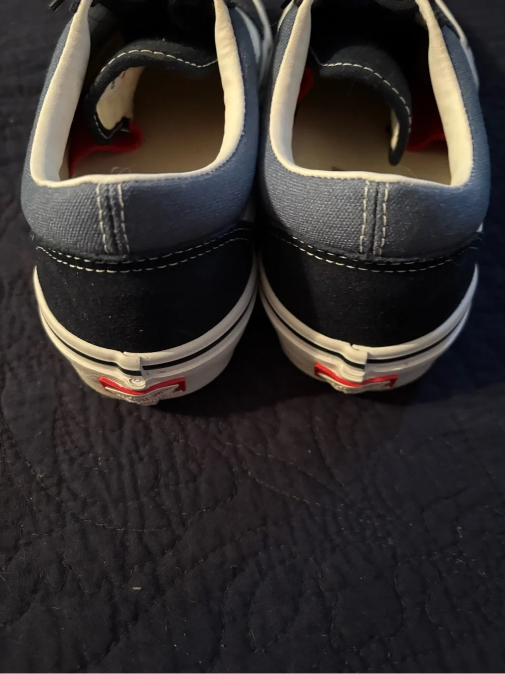 Vans Black and Gray Low-Top Skate Sneakers